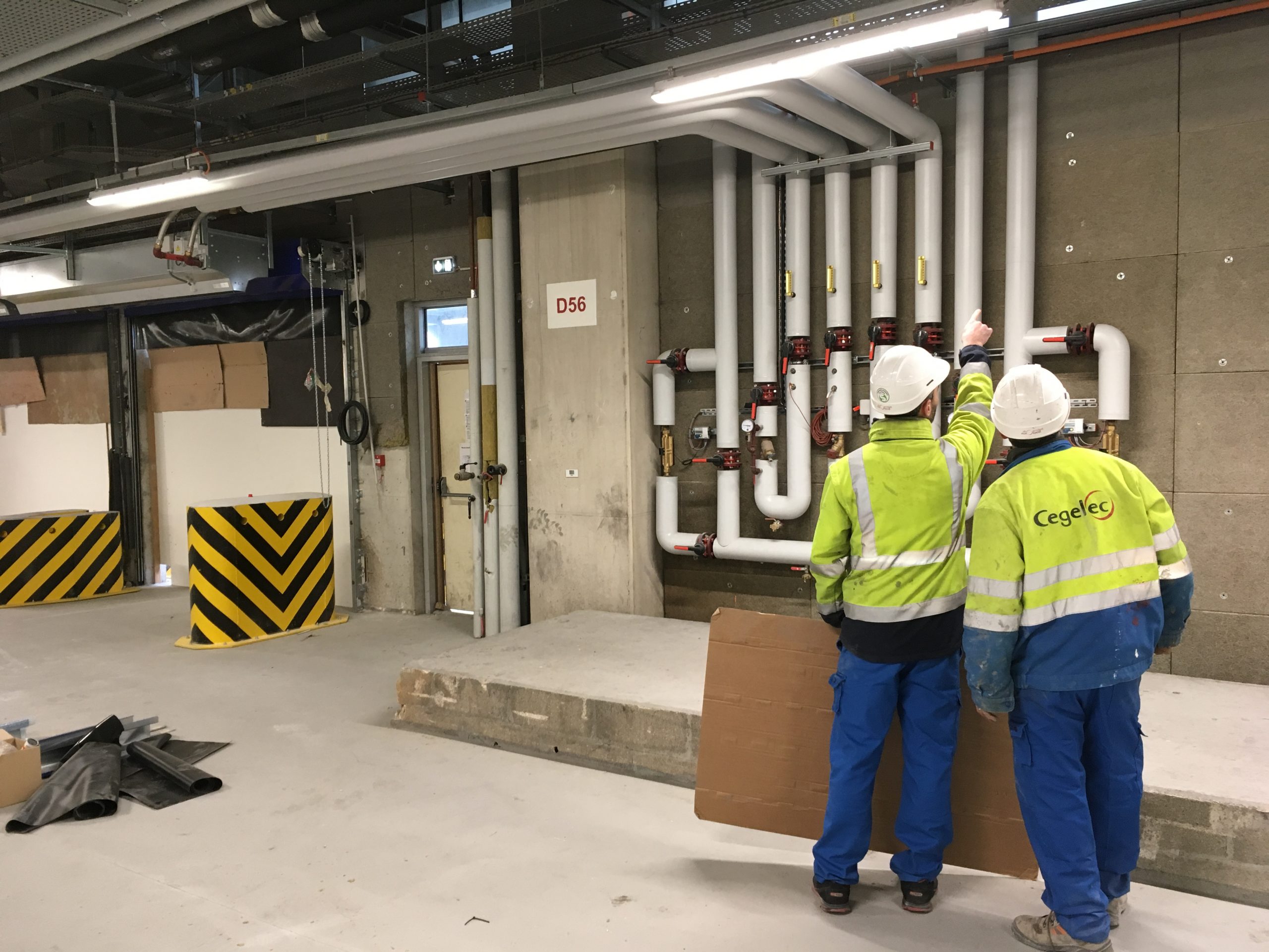 Travaux ADP TB S4, Cegelec Tertiaire IdF Fluides, travaux CVCD et Plomberie